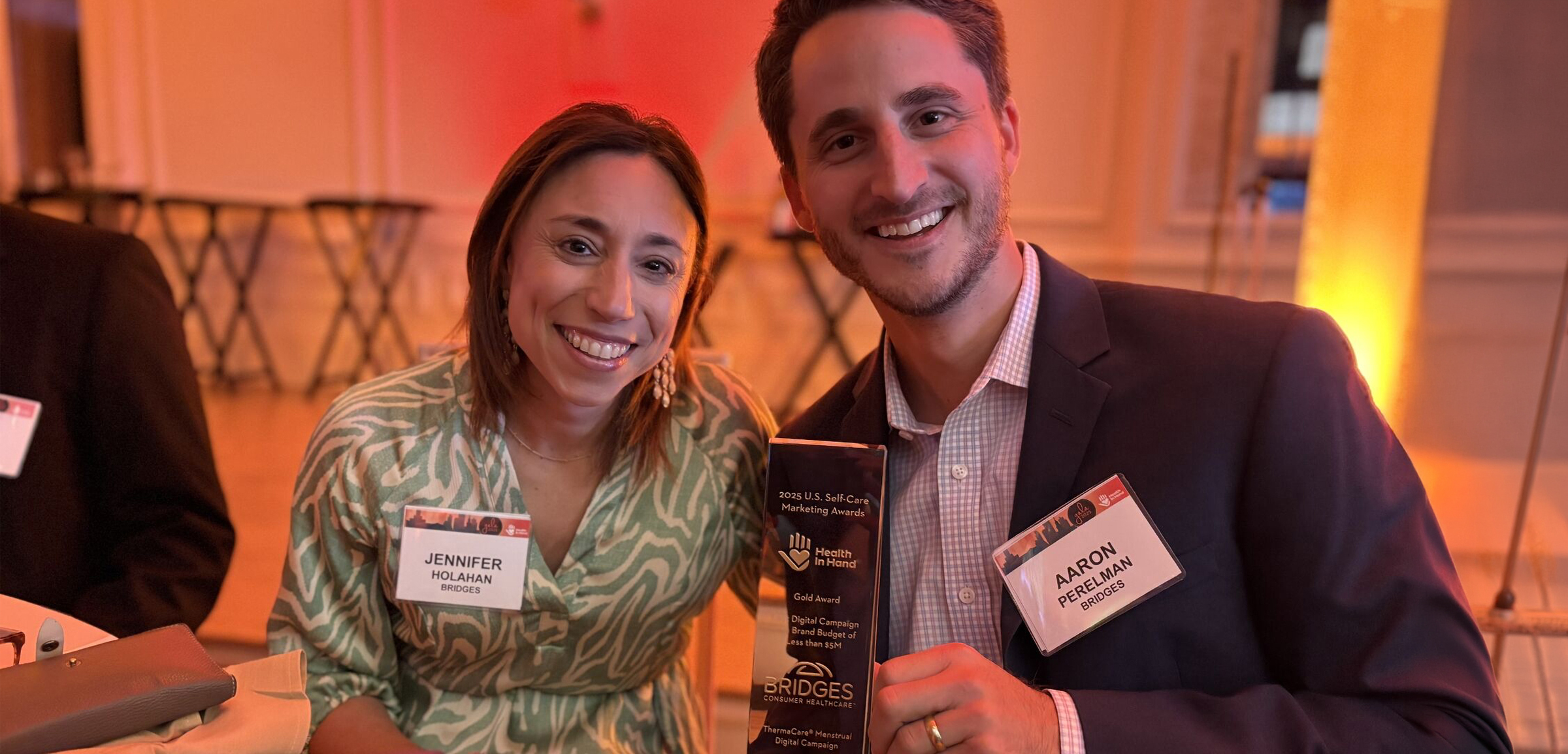 Bridges Consumer Healthcare Honored With U.S. Self-Care Marketing Award at 10th Annual Health In Hand Foundation Gala